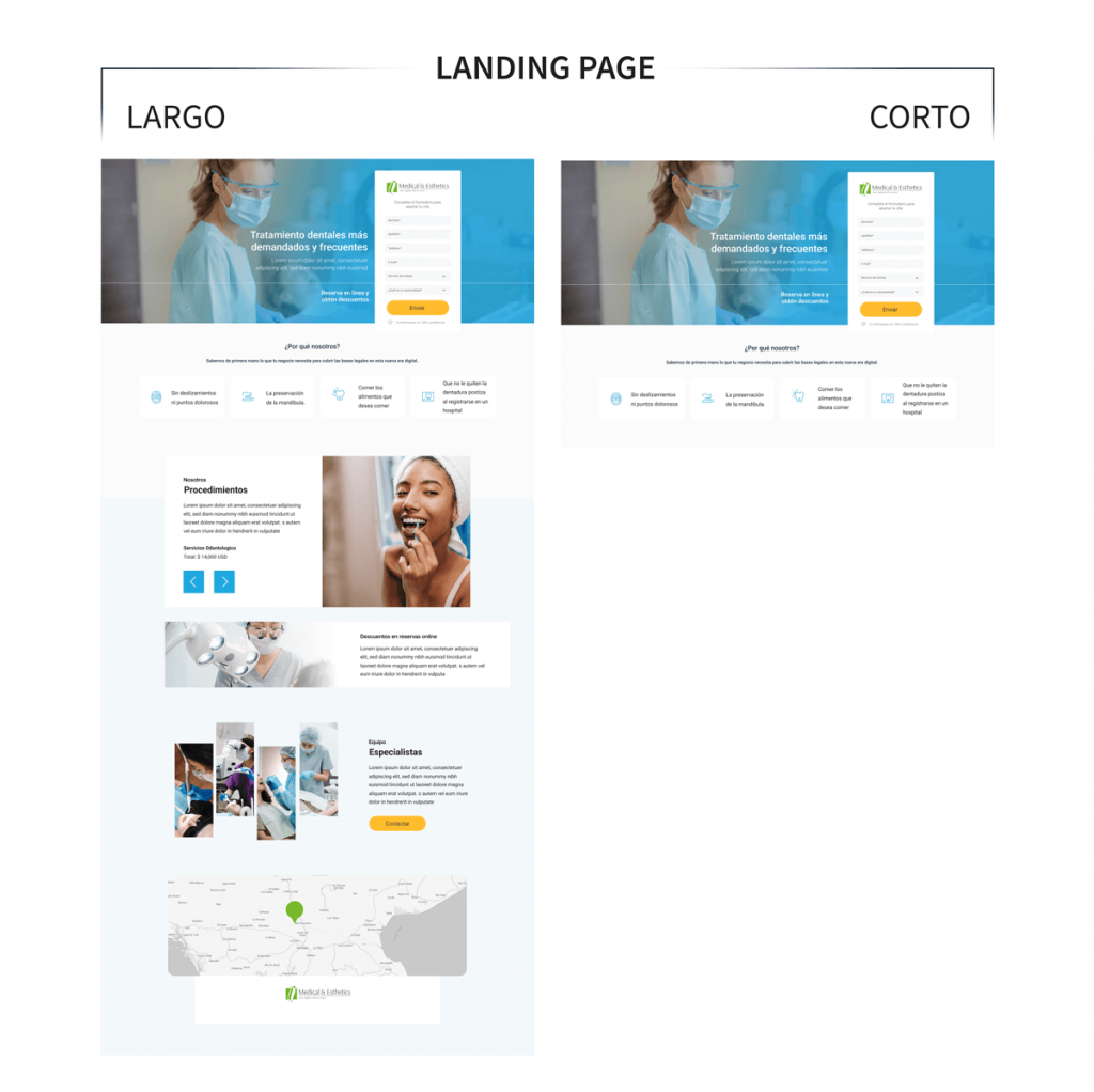 Crea landing pages en la estrategia de lead generation para marketing en salud