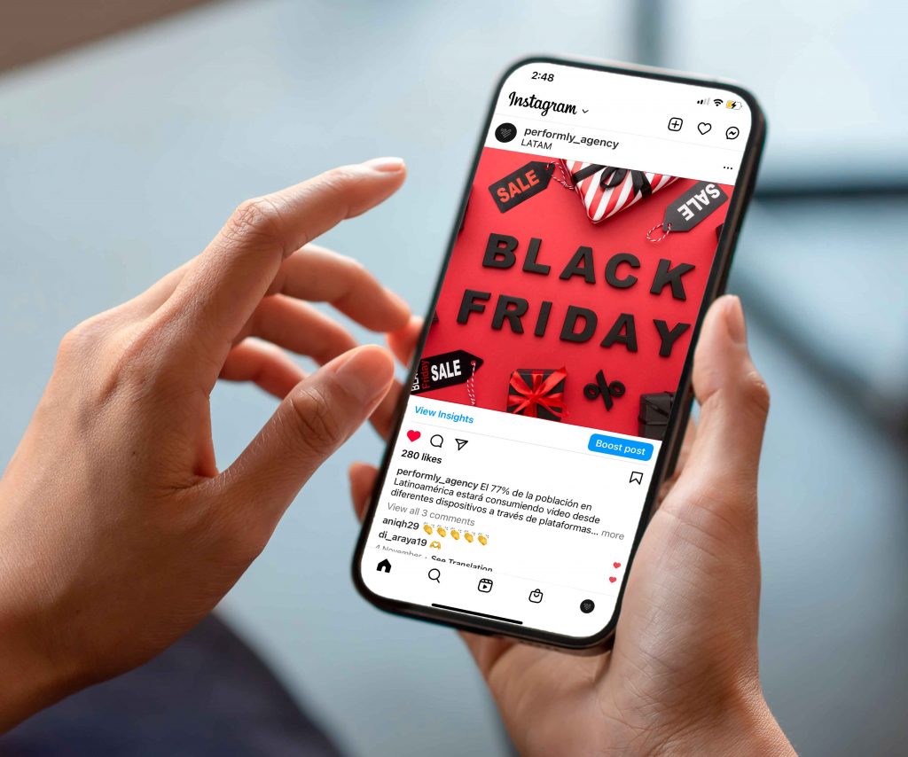social ads y black friday