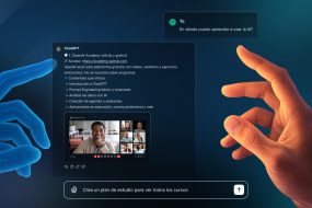 Pantalla con curso de inteligencia artificial y logo de OpenAI Academy.