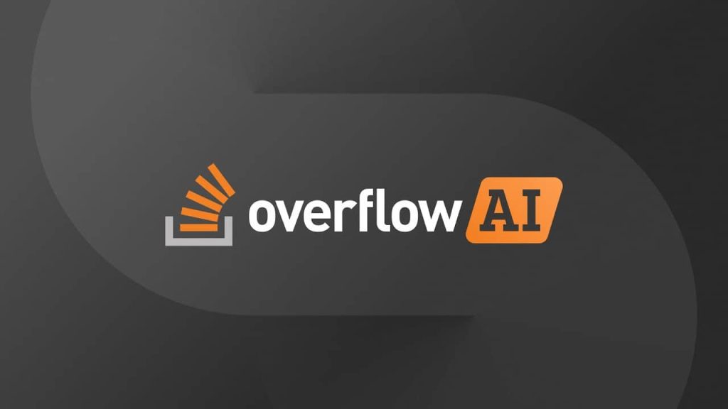 Logo de OverflowAI, la alianza entre Stack Overflow y OpenAI para contenido con inteligencia artificial.
